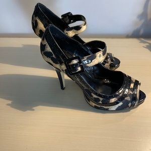 Steven by Steve Madden Sexy Leopard Print High Heels- Size 8-